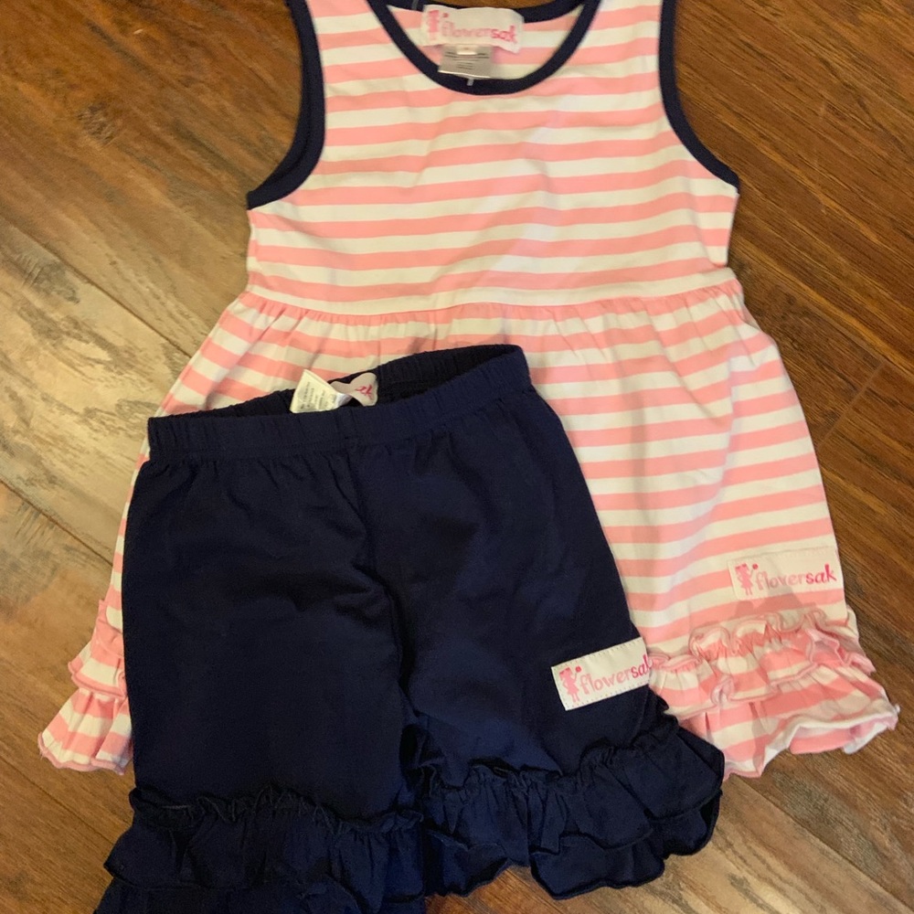 Ruffle girl set